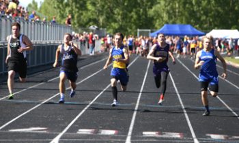 Dragons Compete at Section Track Meet