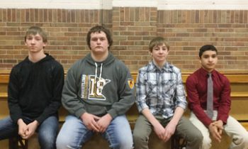 Wrestlers hold their annual banquet